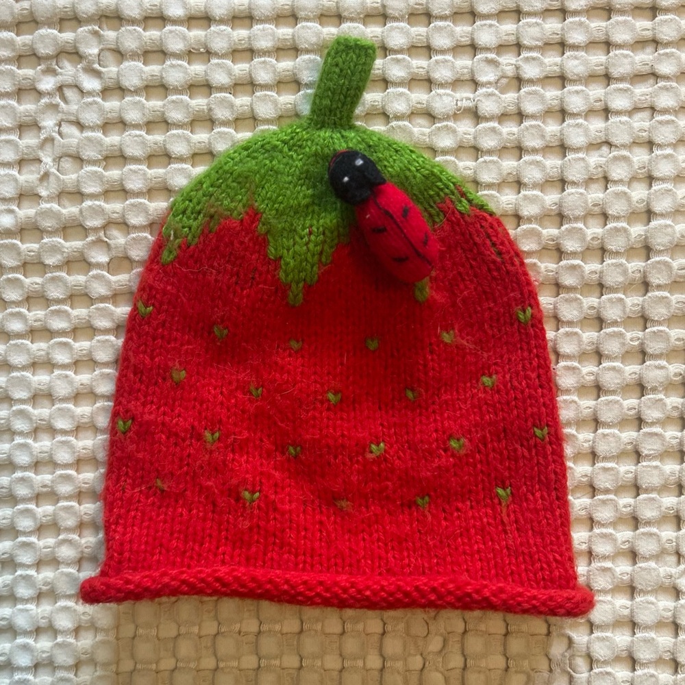 Strawberry beanie